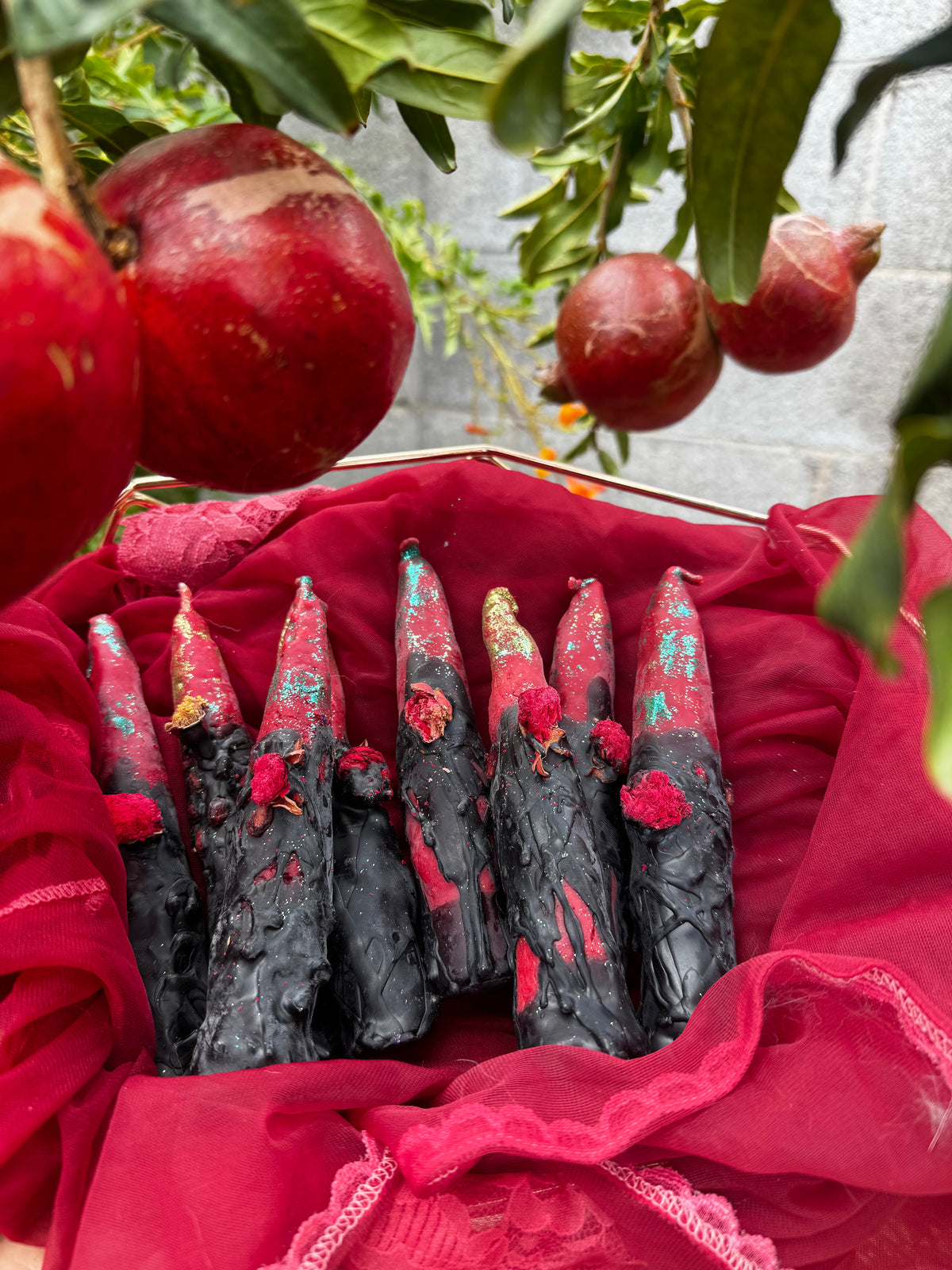 Persephone *Transmutation Glamour* Spell Candle.