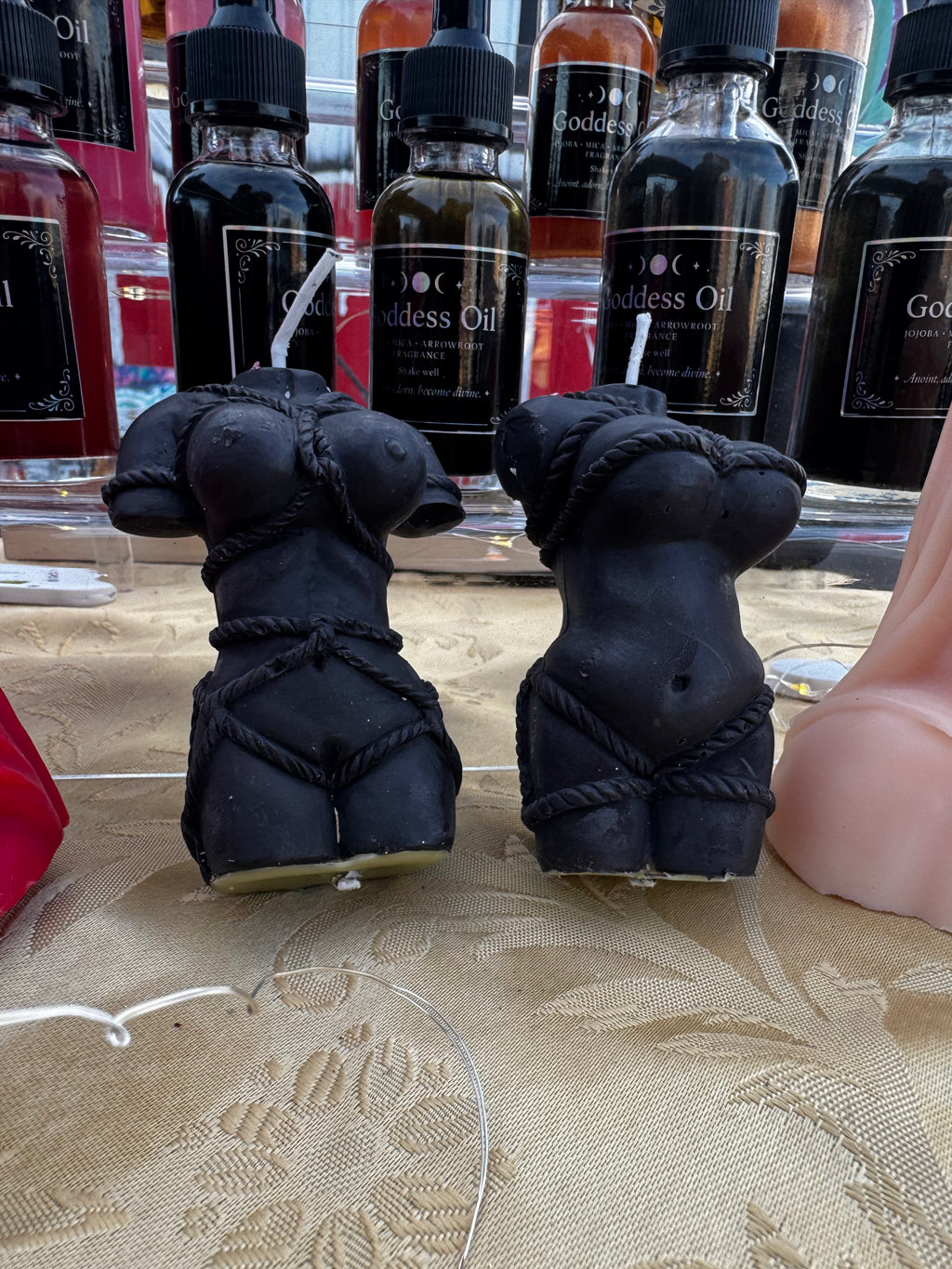 Entwined Goddess Shibari Candle