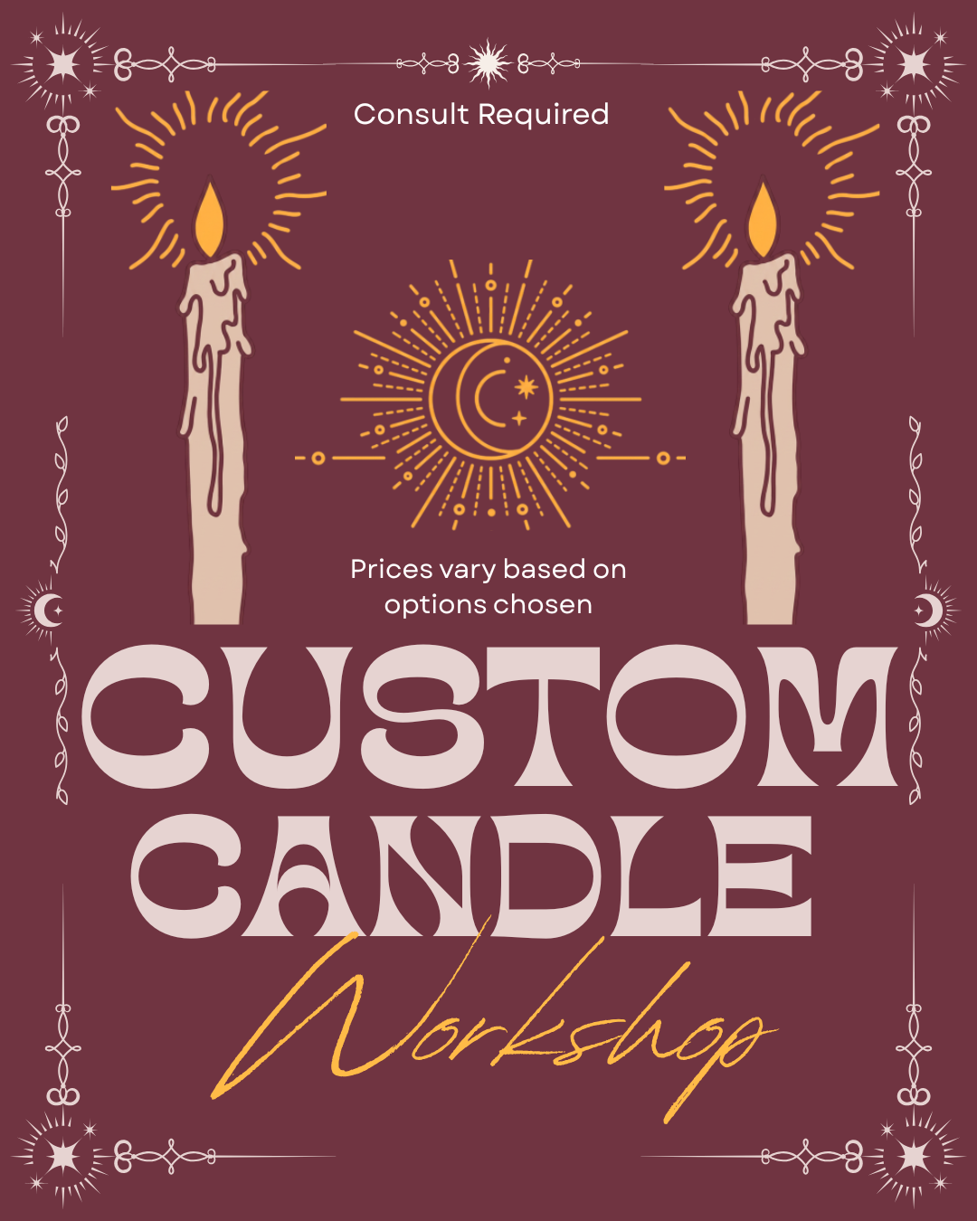 Custom Candle Workshop