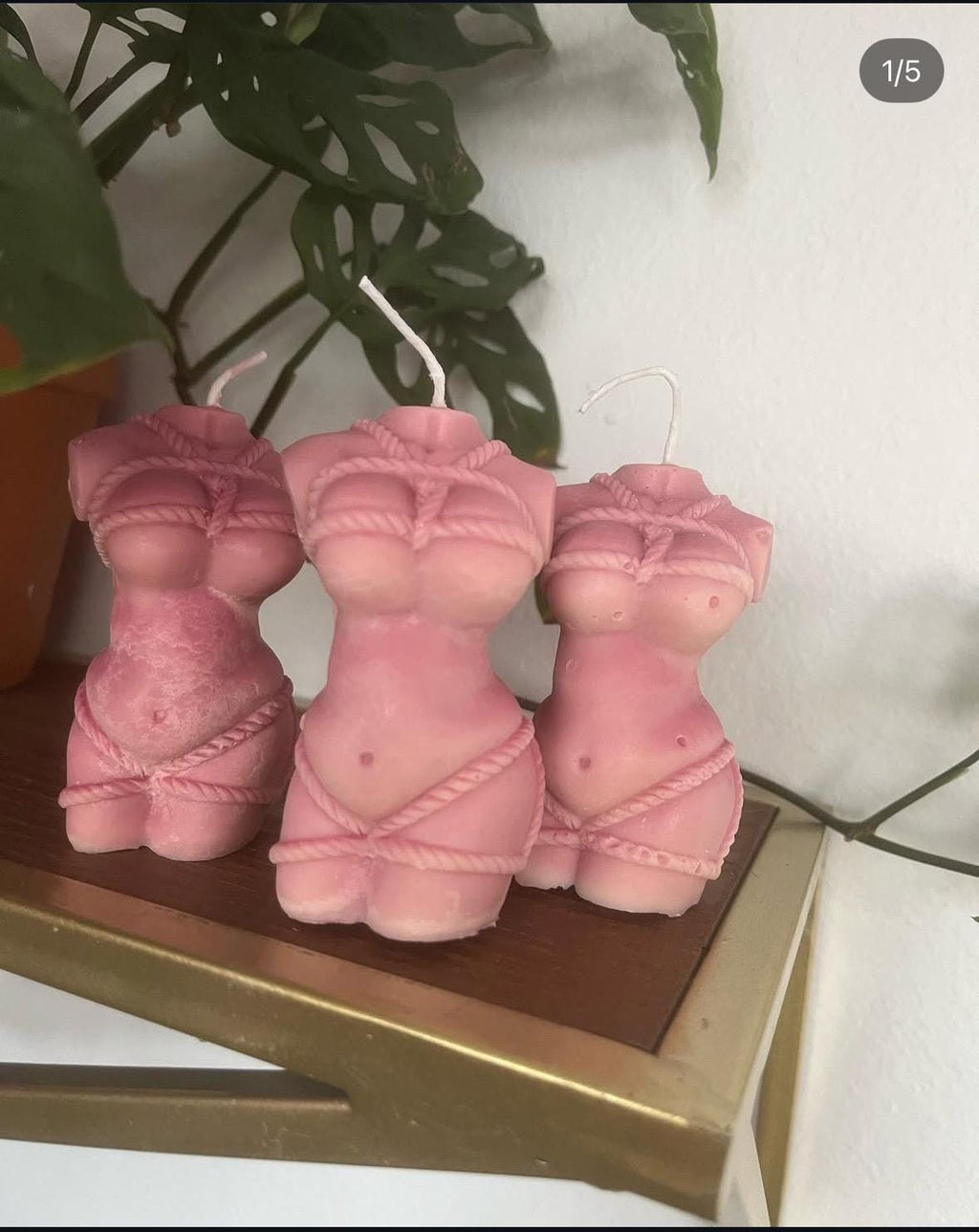 Entwined Goddess Shibari Candle