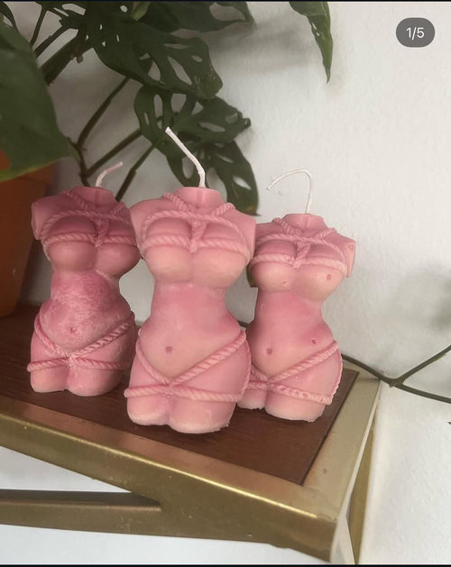 Entwined Goddess Shibari Candle