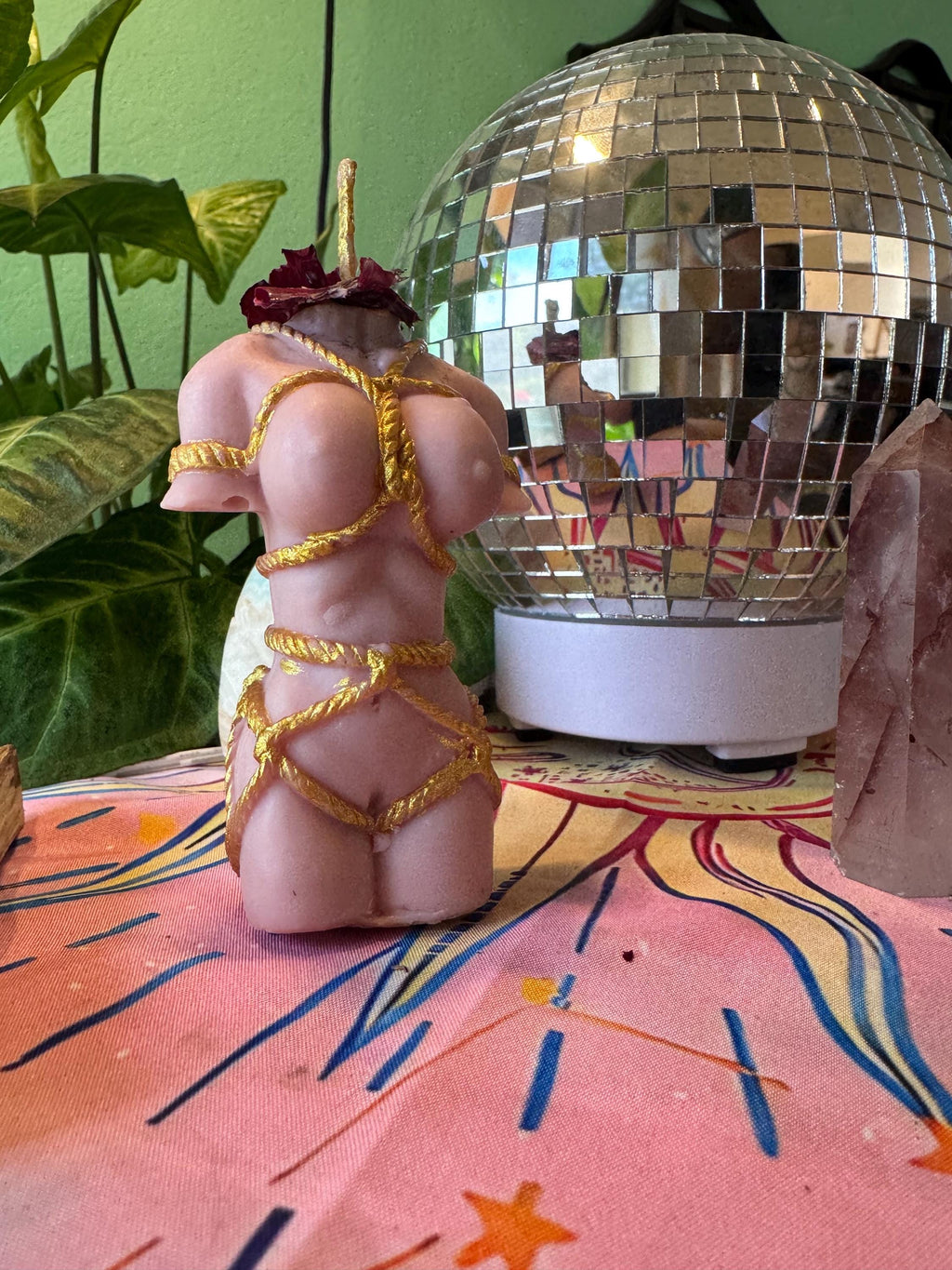 Entwined Goddess Shibari Candle