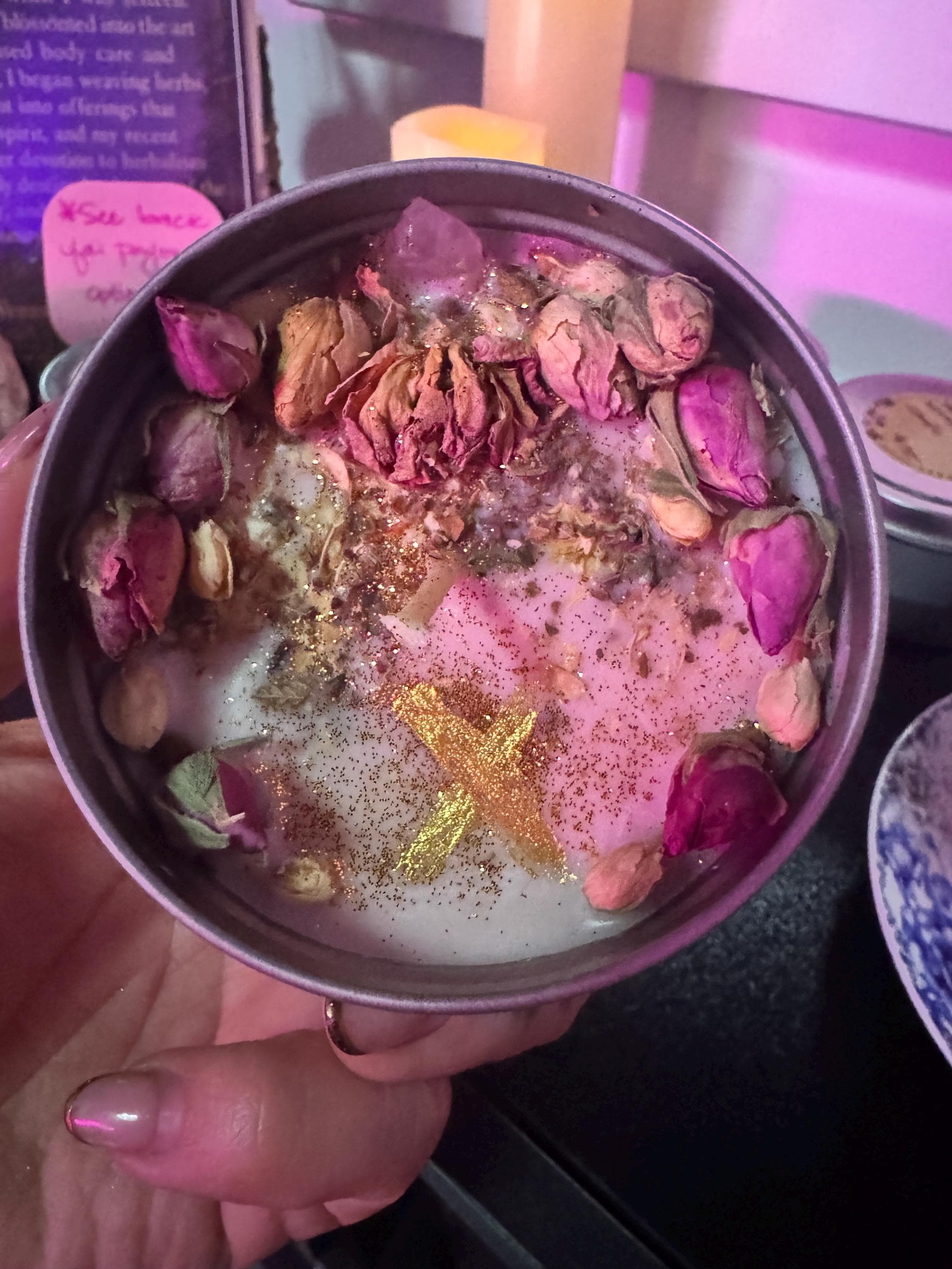 Aphrodite’s Mirror Spell Candle