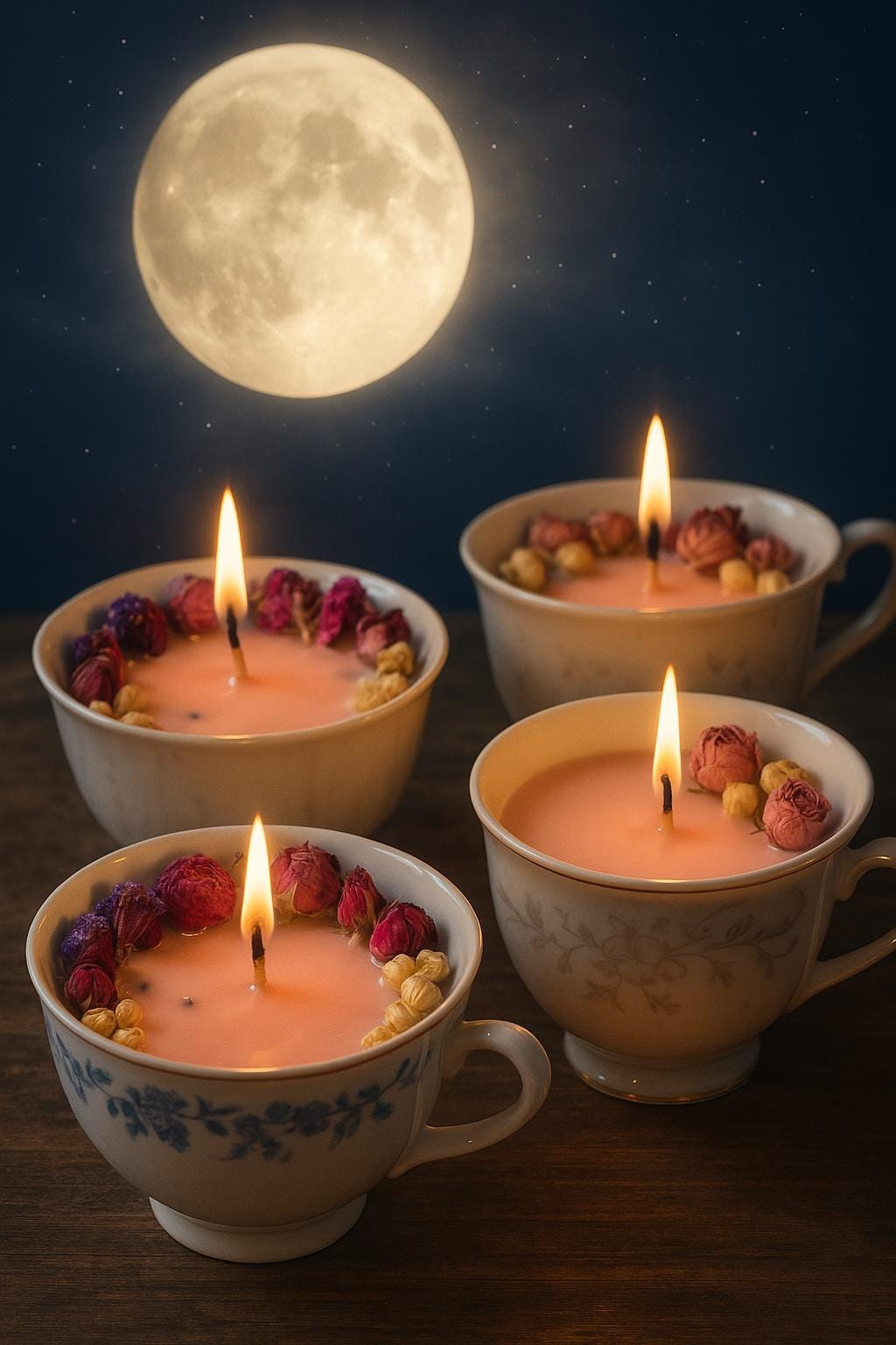 Teacup Spell Candle Workshop | Grey Witch | All Ages