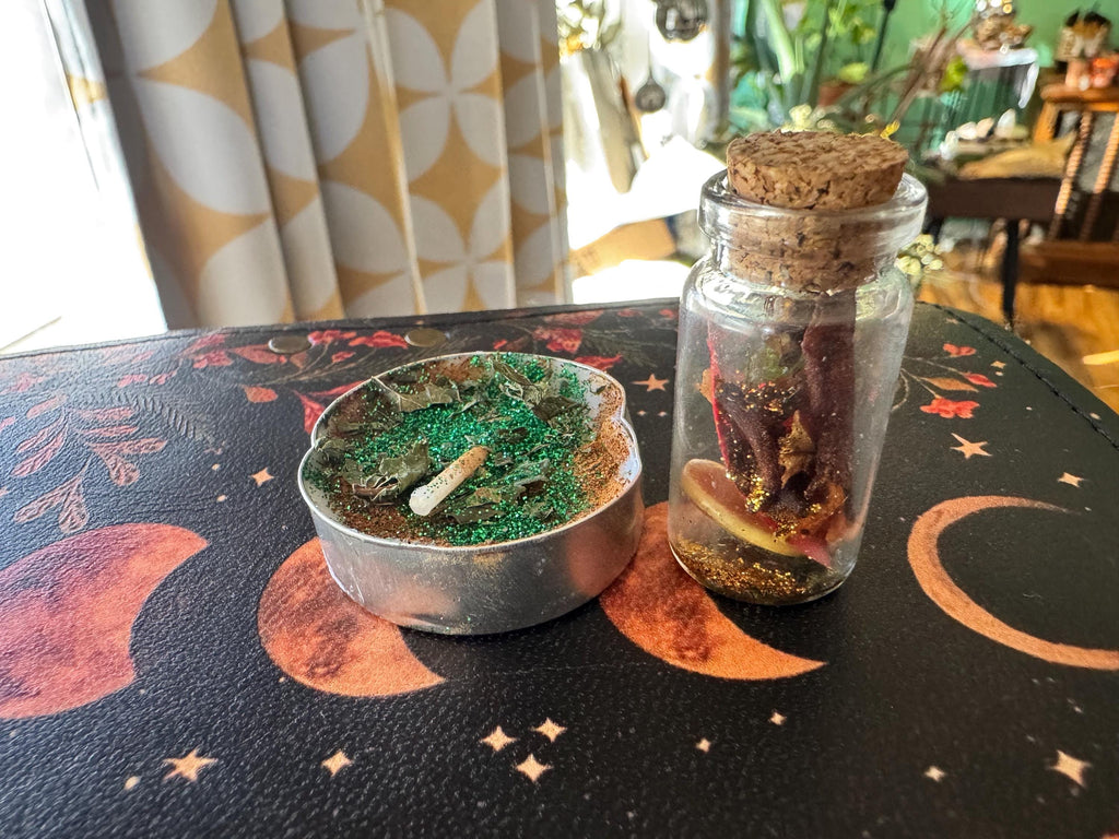 Money Spell Jar Ritual Kit for Prosperity + Abundance