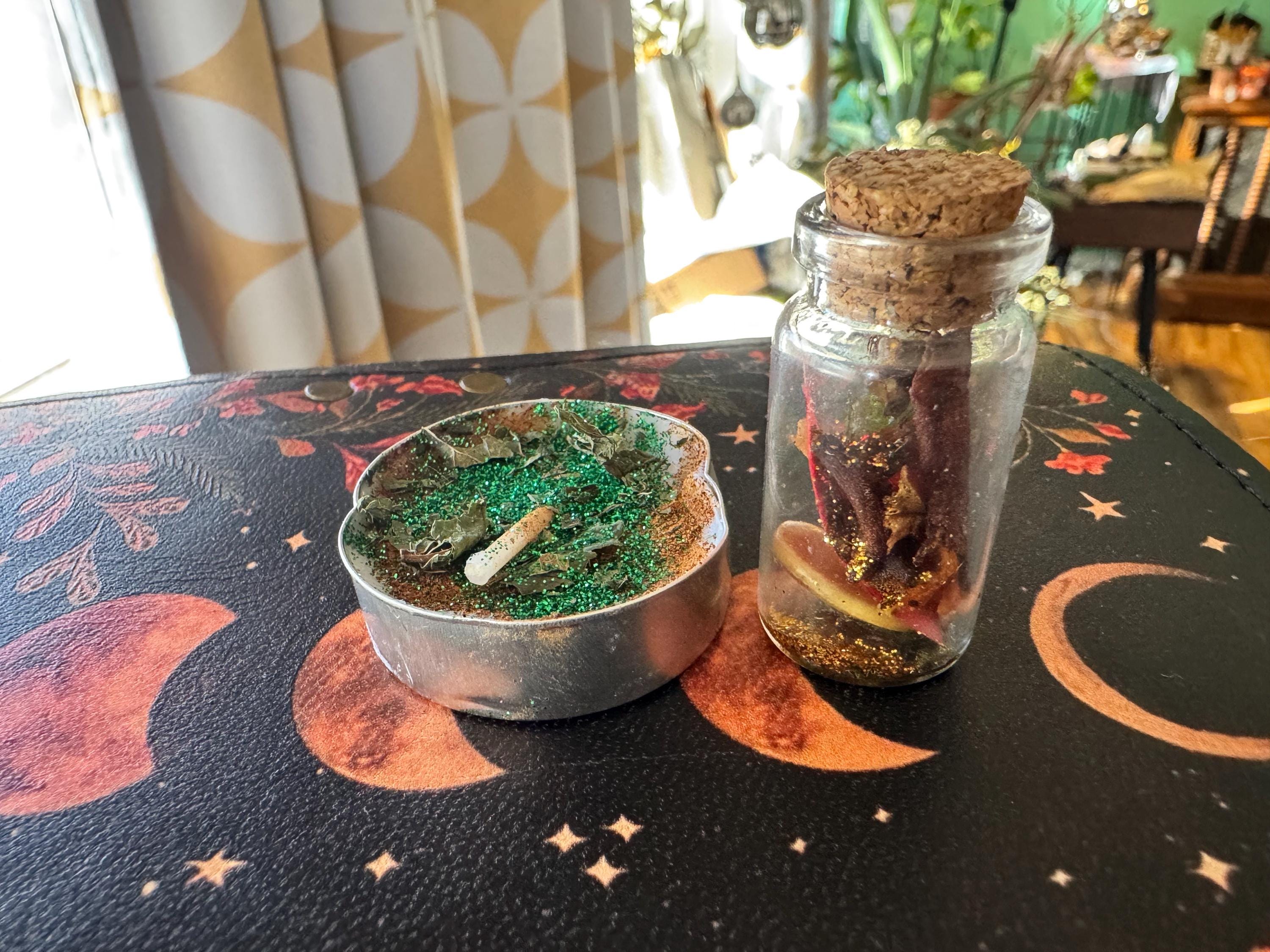 Money Spell Jar Ritual Kit for Prosperity + Abundance