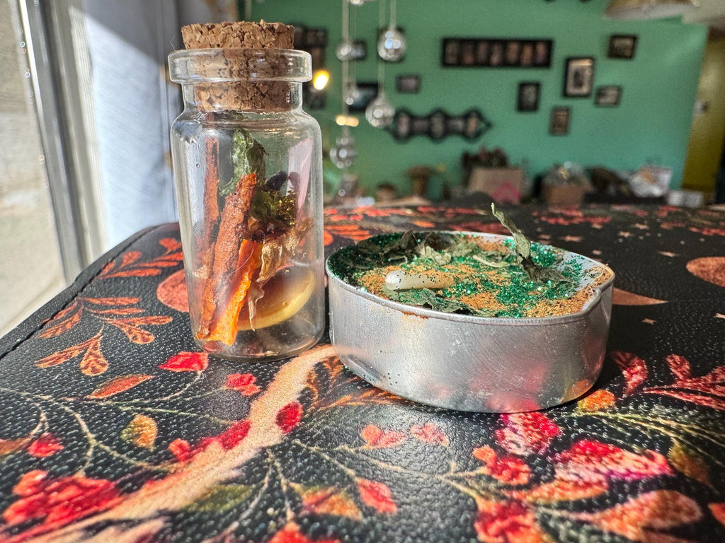 Money Spell Jar Ritual Kit for Prosperity + Abundance