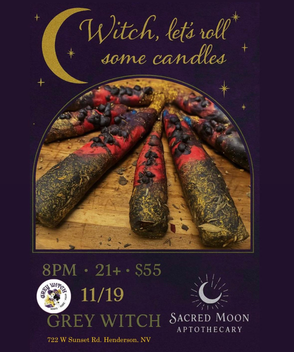 Hand-Rolled Spell Candle Workshop